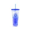 Rangers FC Crest 600ml Freezer Cup With Straw