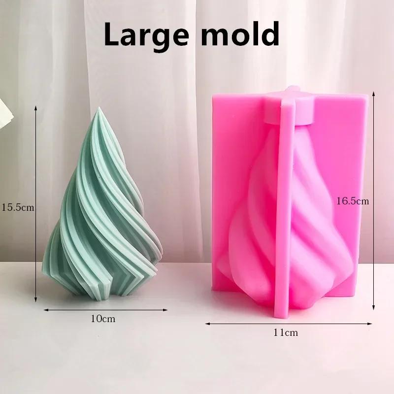 Geometric shape candle silicone mold stripe cylinder candle silicone mould home decoration knot candle soap Acrylic PC mold