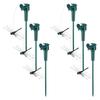 Fluttering Solar Dragonfly Garden Stakes Flying Moving Dragonfly Waterproof Decorative Stake for Home Yard Pathway Landscape