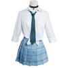 Anime My Dress Up Darling Kitagawa Marin Cosplay Wig Tie JK School Skirt Outfits Halloween Costumes for Women Uniform