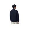Anta Training Series Solid Color Logo Print Zip-Up Knit Sports Jacket Men Jackets Black 152317709-2