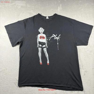 2013 Pink Mens Size XL The Truth About Love Tour T Shirt Black 494 Vintage Washed Comfortable Streetwear Versatile Graphic