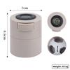1pcs Plastic Eyelash Glue Storage Tank Temperature Humidity Digital Display Lashes Adhesive Jar