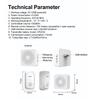 USB Wireless Doorbell Smart Welcome Door Bell Three-speed Volume 38 Songs Melodies Doorbell For Home Bed Call Emergent Call