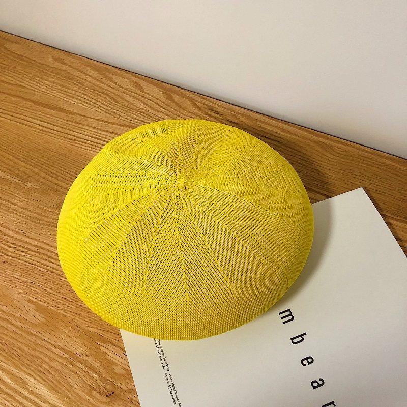 

Берет Летний Тонкий Льняной Бутон Шляпа Весна Лето Британский Винтаж Восьмиугольная Шляпа Универсальная Шляпа Художника M（56-58cm） жёлтый