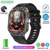 SACOSDING Rugged GPS Smart Watch 2.01" HD Screen 3ATM Waterproof Bluetooth Call Men Smartwatch GPS Positioning Compass Flashlight