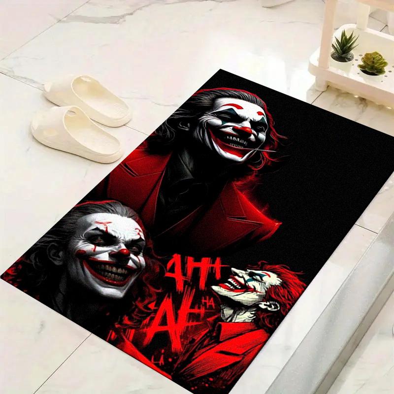 Joker Clown Carpet Rug for Living Room Bedroom Home Sofa Decoration,Kids play Non-slip Floor Mat