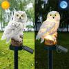 Garden Solar Garden Lights Waterproof Owl Shape LED Landscape Lawn Light Fence Lamp Pathways Yard