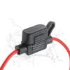 12V 30A with Fuses Blade Wire Cutoff Switch Socket Automotive Fuse Socket Car Mini Blade Fuse Holder Splash-proof Box