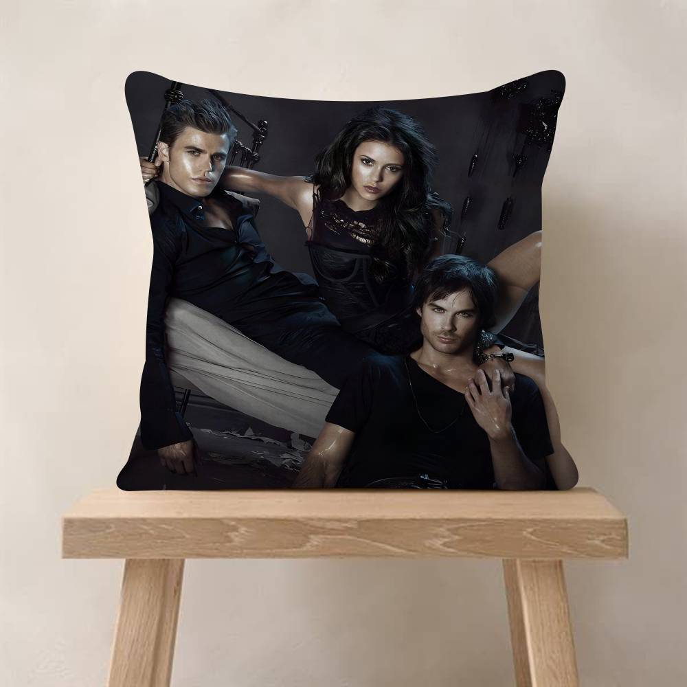 The VVampire Diaries Pillowcase Toon Gift Cushion Cover Bedroom Home Sofa Chair Seat Decor Pillow Case