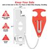 Security Door Lock Plastic Safety Locker Latch Locks Portable Household Dorm Bathroom Doors Stopper Supplies Gift