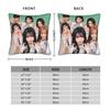 Kpop Style Babymonsters Group Pillowcase Printing Polyester Cushion Cover Decoration Throw Pillow Case Cover Home Square 40*40Cm