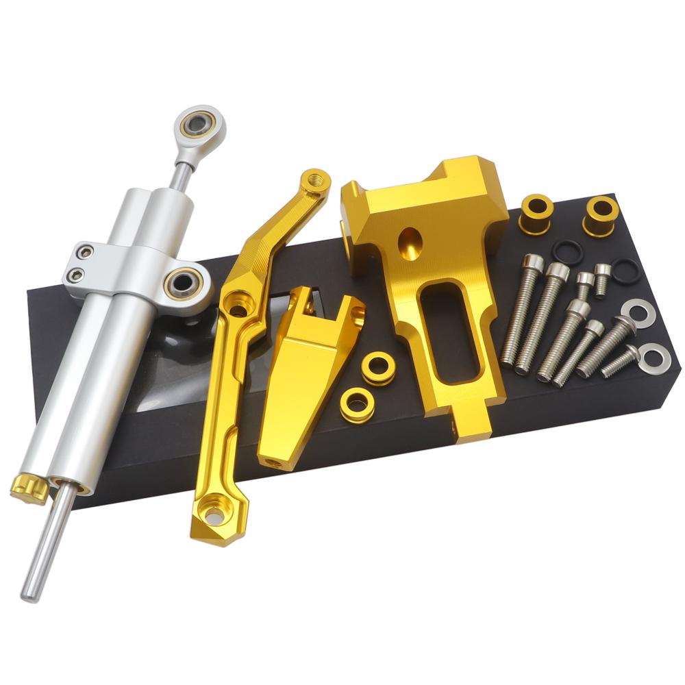 Motorcycle Stabilizer Steering Damper with Mounting Bracket Kit For Yamaha MT-09 Tracer MT 09 Tracer MT09 Tracer 2015 2016 2017
