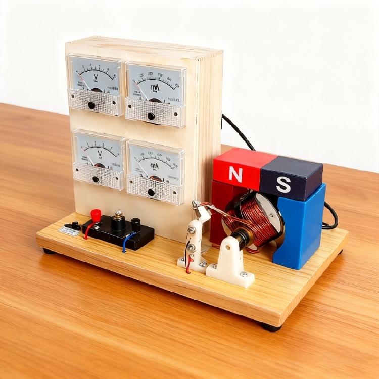 Interactive Hand Operated Generator Educational Tool For Physics Concepts Electromagnetics Induction Demonstration Tool