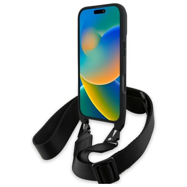 BMW Bmhcp16X23Psvtk Iphone 16 Pro Max    6.9 Black Hardcase M Edition Carbon Tricolor Lines & Strap