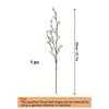 1pcs Artificial Flowers White Plum Blossom 21.7'' Fake Wintersweet Long Stem Plastic Flowers Home Hotel Office Wedding Party Garden Decor