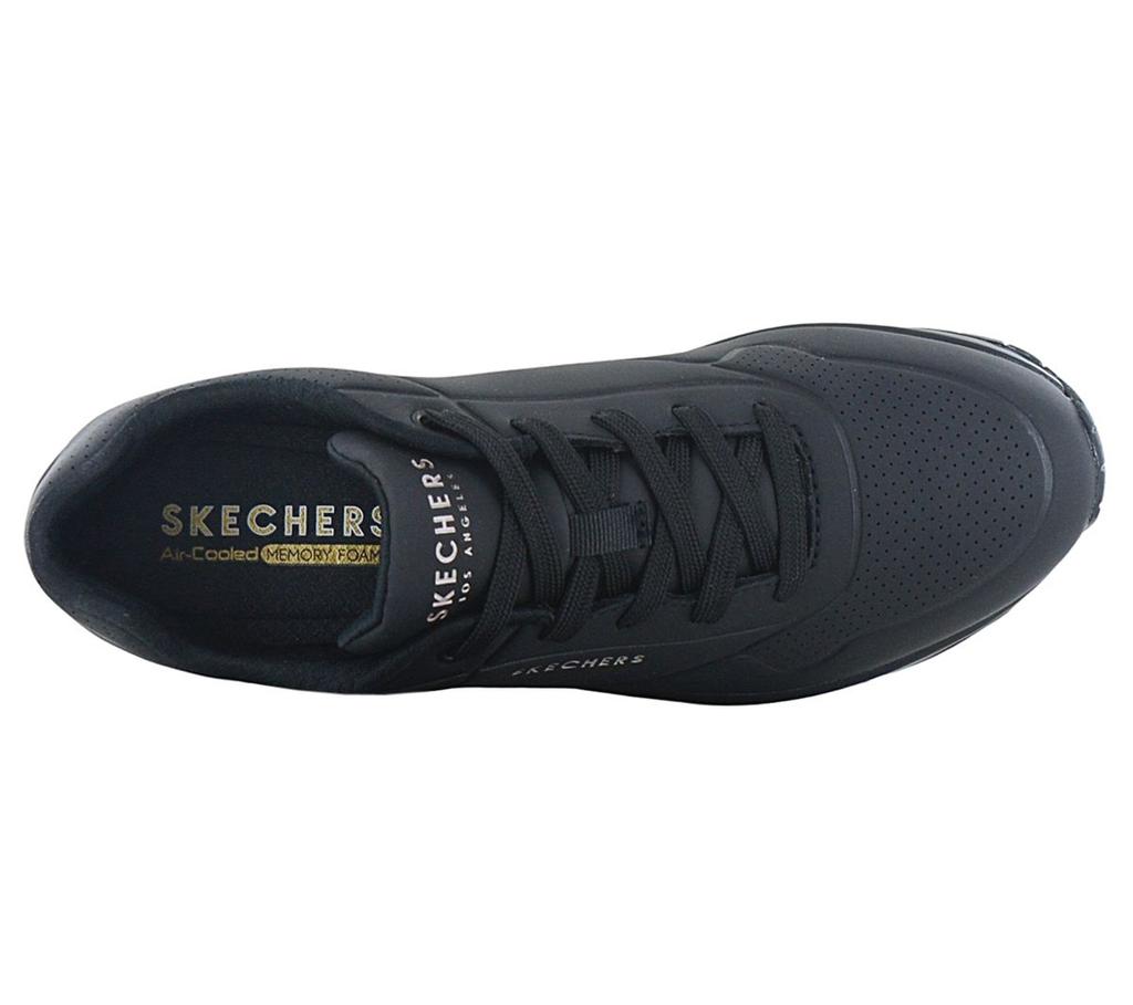 Skechers Uno - Stand on Air - Damskie trampki Buty Czarne 73690-BBK ORIGINAL