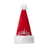 Thicken Xmas Hat Plush Winter Cap Christmas Decoration Crown Christmas Hat  Women