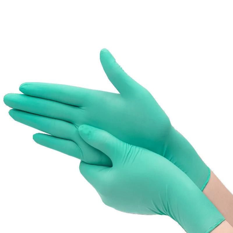 

50 шт. разноцветных одноразовых нитриловых перчаток — незаменимы на кухне, при уходе за домашними животными, при окрашивании волос, маникюре и приготовлении пищи