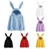 Stylish Rabbit Ear Women Hoodie Fashionable Long Sleeve Pullover Jumper