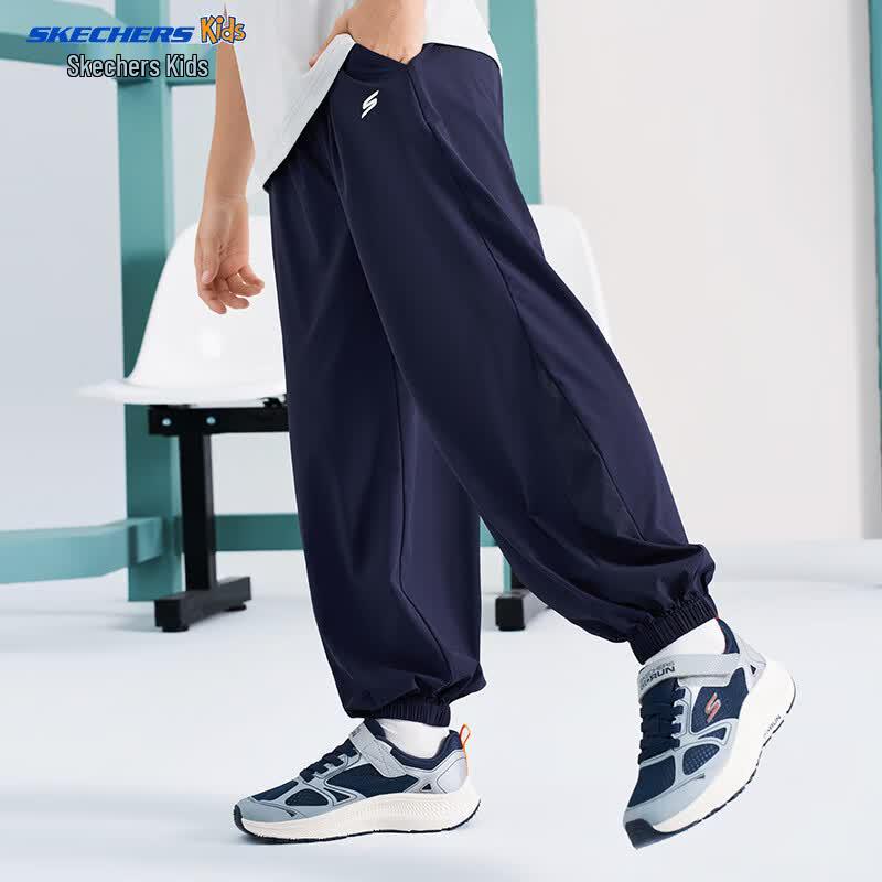 Skechers Kids Summer Casual Woven Long Pants 130 темно-синий
