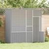 Vidaxl Aviary, Grey, 215X78X200 Cm, Galvanized Steel