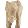 Figurine en papier mâché marron. Réf 99349