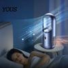 Portable Air Circulator for Office Bladeless Desktop Fan with Purifier, 8-Speed USB Rechargeable Cooler Kids Room 8H Timer, 90 Degree Oscillation
