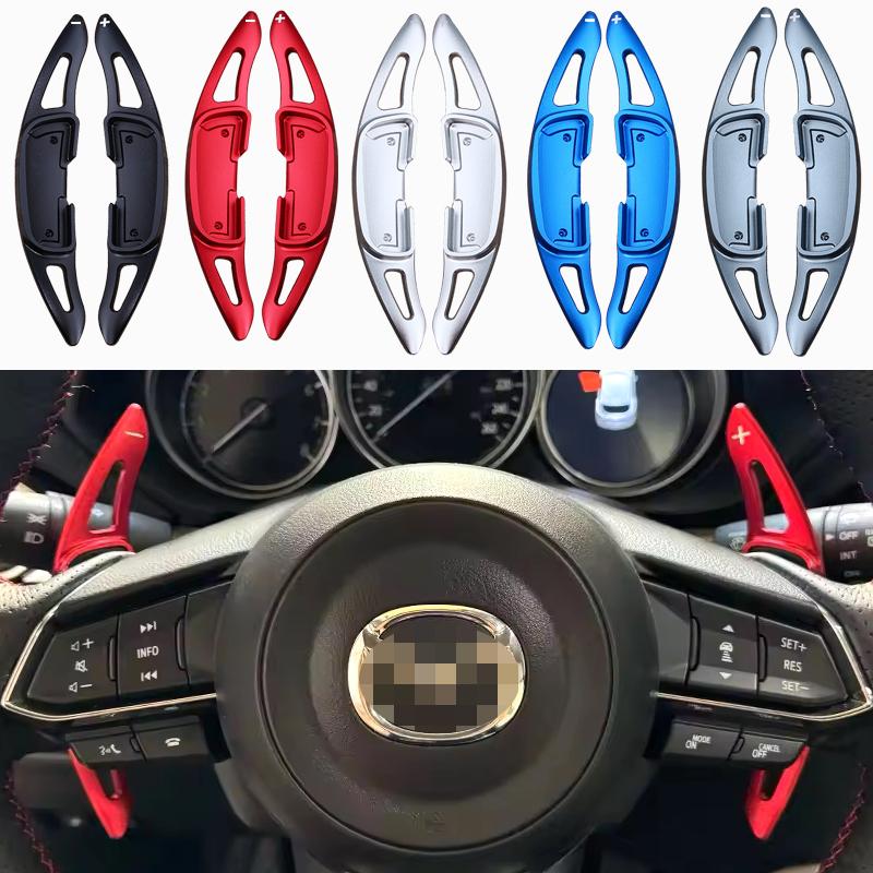 For Mazda 2 3 6 CX-3 CX-4 2013 CX-5 2016 2017 2018 MX-5 Atenza Axela 2014-2018 Car Steering Wheel Shift Paddle Aluminum DSG
