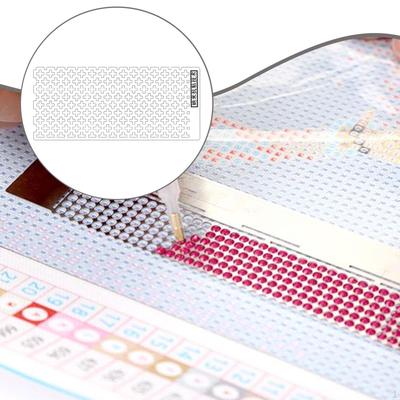 Diamant Tekenliniaal DIY Schilderaccessoire Tijdbesparend Roestvrij Staal Vierkant Boornet