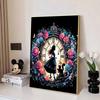 Disney Diamond Painting Alice and The Cheshire Cat Illustration Mosaic Embroidery Image Creation Diamond Painting Cross Stitch Home Decoration 5D DIY
