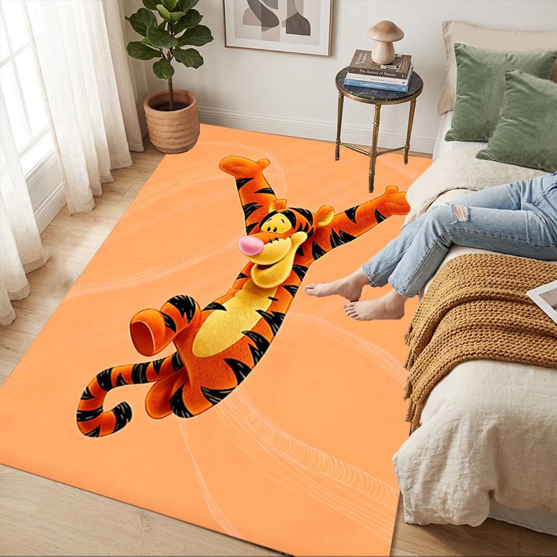 Tigger Jump Living Room Nonslip Area Rug Soft Carpet For Bedroom Game Playroom Sofa Office Home Decor Doormat Christmas Gift C9262052
