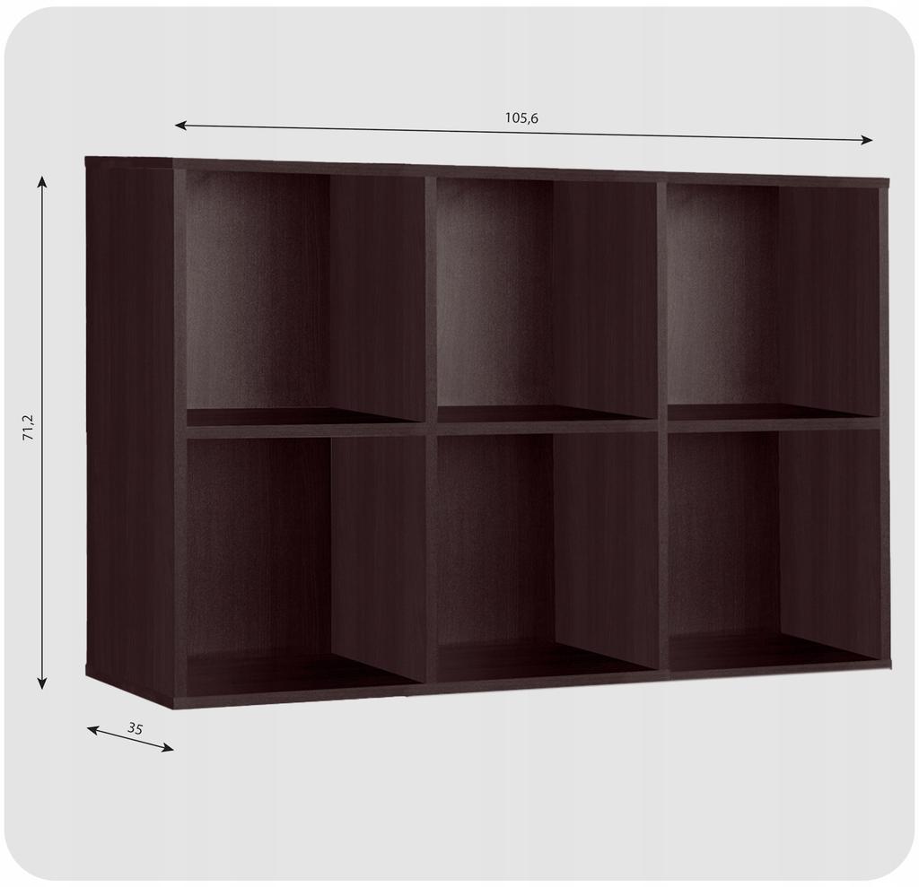 Regał półka organizer pojemnik stojak na płyty winylowe segregatory Cubo 5