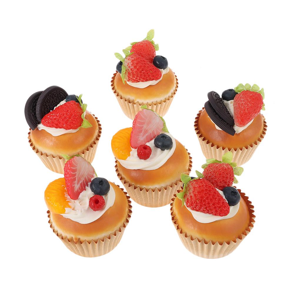 Shops Model PU Artificial Cake Orange Simulation Cake Fake Cake Home Decoration