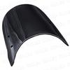 Universal Motorcycle Windscreen Meter Visor for Honda, Yamaha, and Suzuki (Black)
