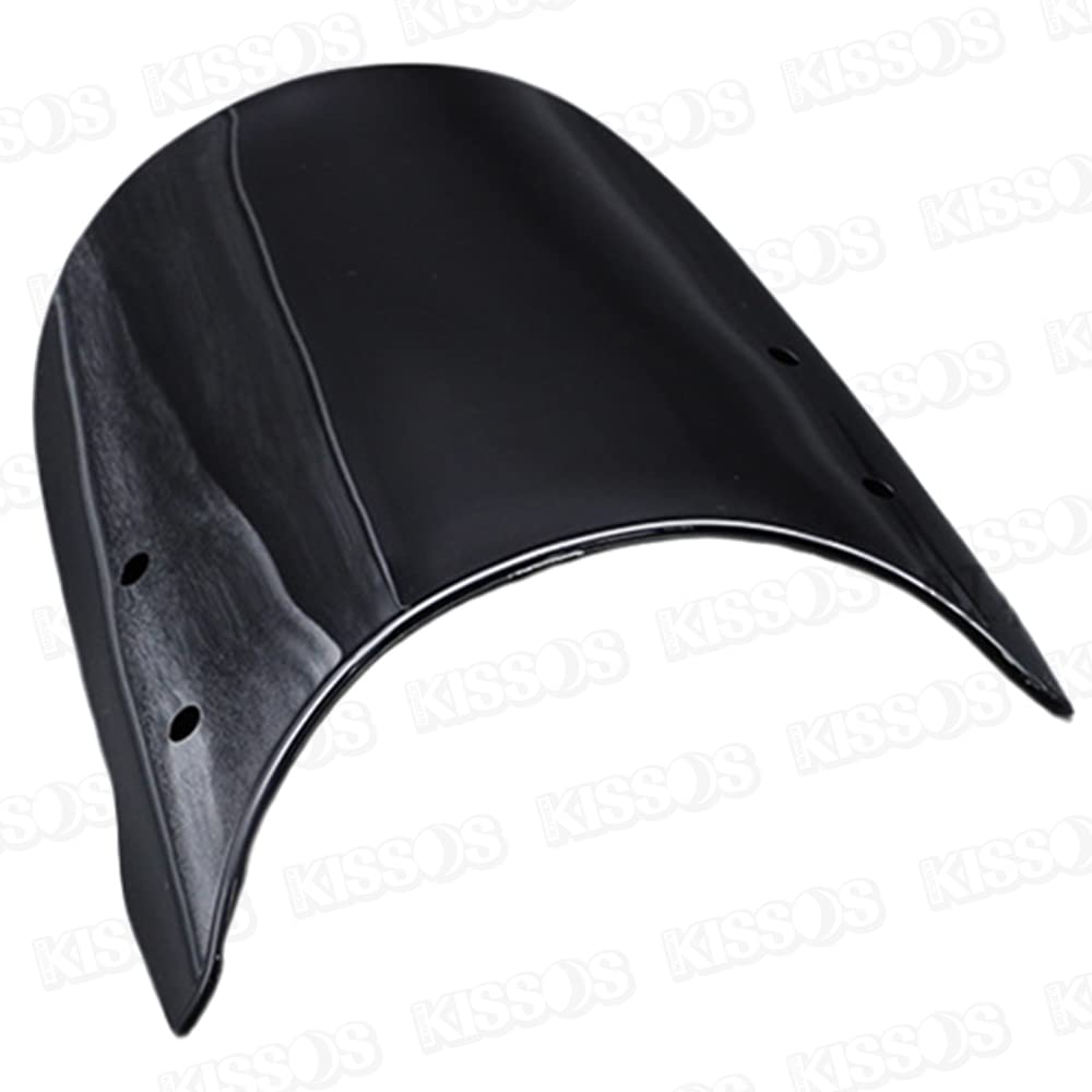 Universal Motorcycle Windscreen Meter Visor for Honda, Yamaha, and Suzuki (Black)