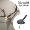 Haczyk w kształcie czaszki w stylu europejskim, montowany na ścianie, półokrągły wieszak na trofea z ukrytym designem do ekspozycji jelenia wirginijskiego, szybka instalacja, metalowe okucia