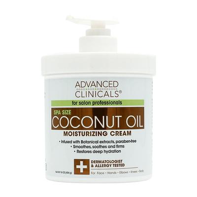 Coconut Oil Moisturizing Cream, 16 Oz