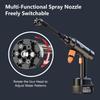 New 21v Lithium-Powered Car Wash Water Gun 300W 30Bar Cordless High Pressure Car Washer 6-in-1 Spray Nozzle Cleaning Machine
