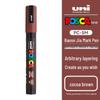 Mitsubishi POSCA PC-5M Wasserbasierter Poster- & Graffiti-Stift, Mittlere Spitze (1,8-2,5 mm), 17 Farben