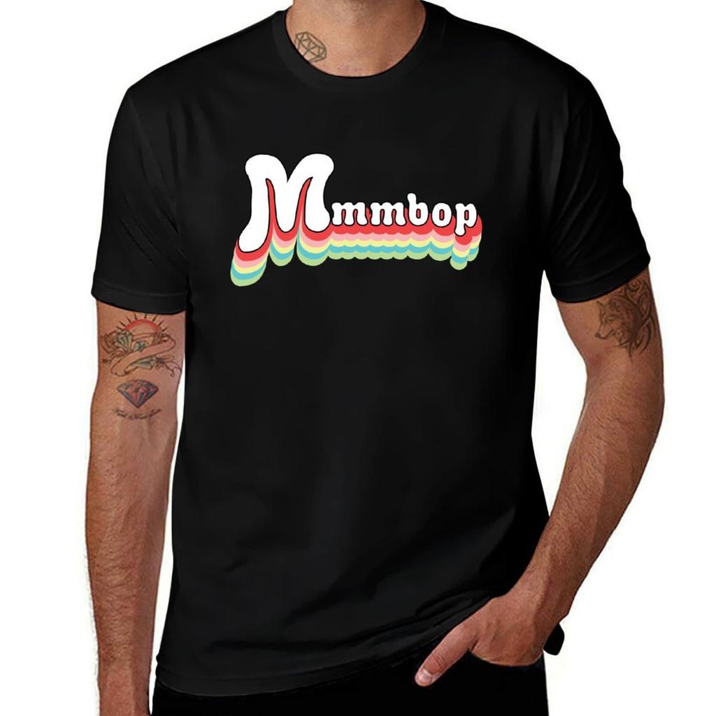 Mmmbop Colorful T-shirt T Shirts For Man Cotton Funny Cotton T Shirts High Quality T Shirts For Man Graphic Tees T-shirt