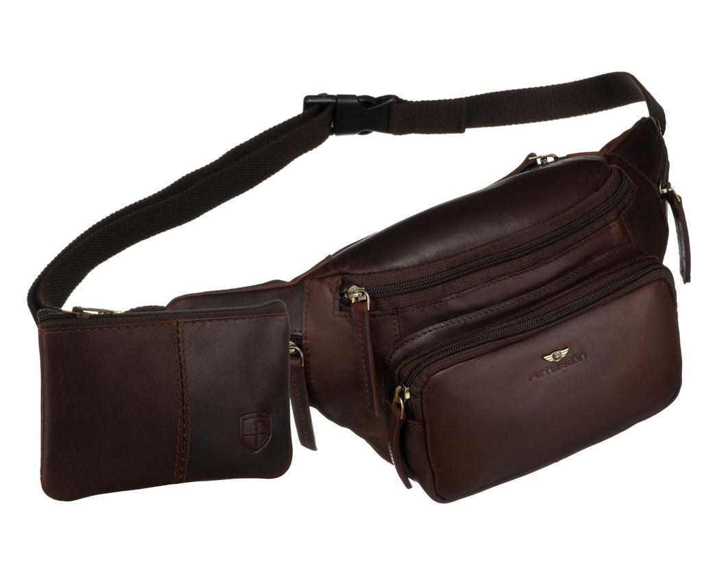 PTN BP001E-OPU-6927 Brown Leather Pouch