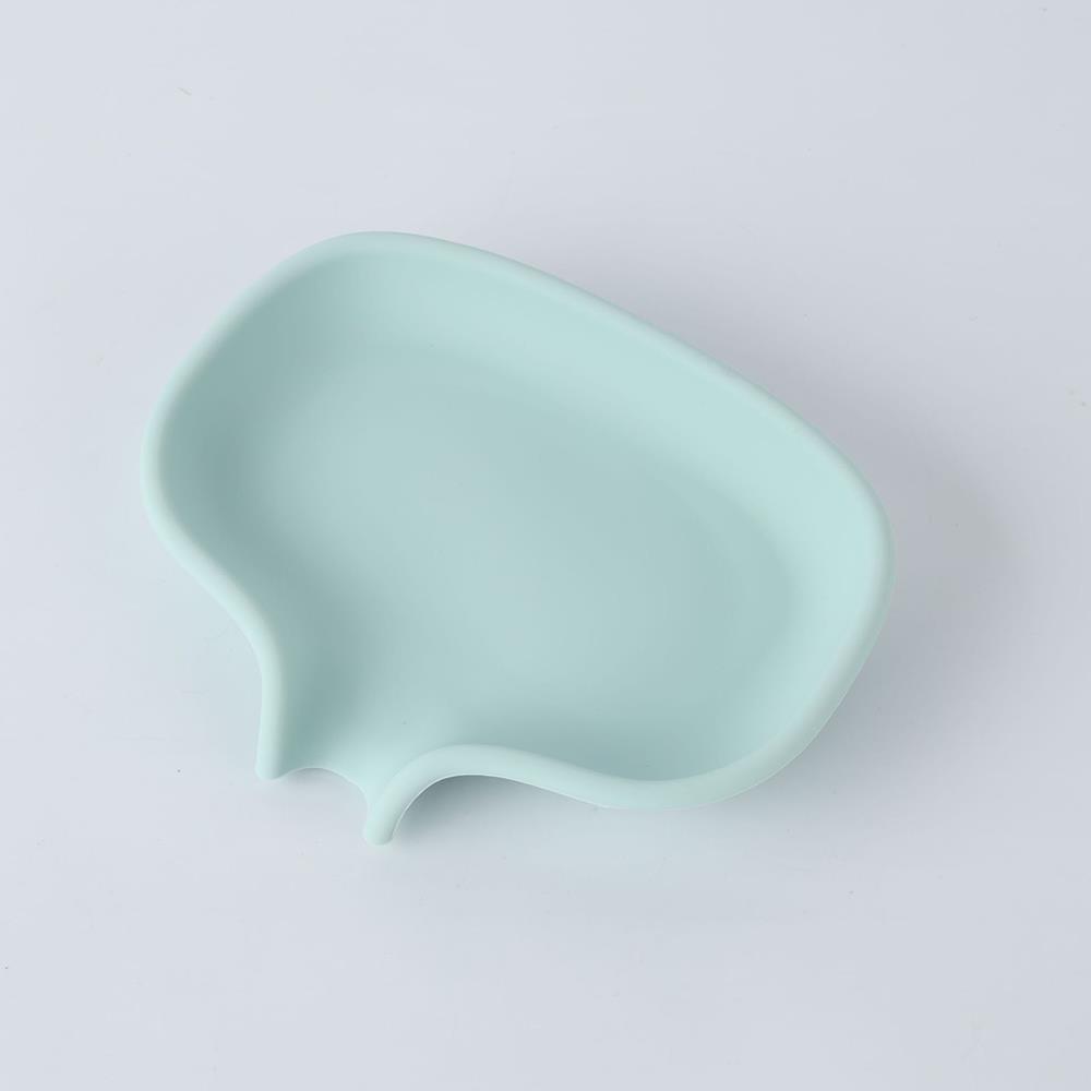 Silicone Soap Box With Drainage Minimalist Rectangular Soap Dish Bathroom Soap Holder Modern And Durable Soap Organizer Boxs