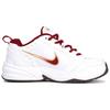Nike Air Monarch 4 Slip Resistant Abrasion Resistant Low top Casual Shoes Unisex White Red IB4607-171(Team628-)