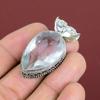 Faceted White Topaz Pendant Handmade Gemstone Jewelry 925 Sterling Silver Pendant Awesome Vintage Pendant Handmade Pendant Gifts For Mother