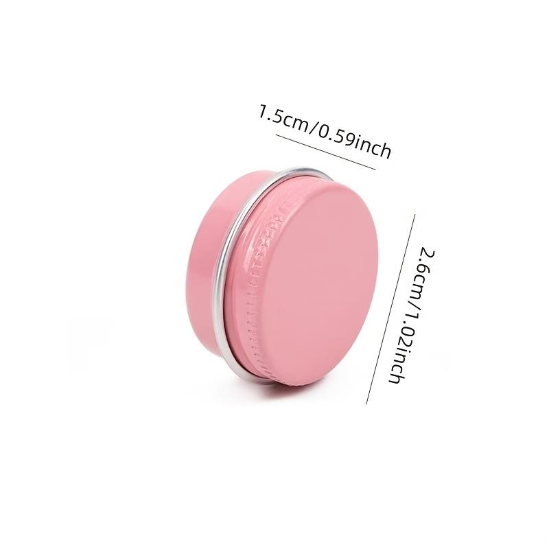 4Pcs Aluminum Tin Jar, Leak Mini Proof Refillable Bottle Salve Tin, Screw Lid Metal Tins Containers for Spice Powder Candies