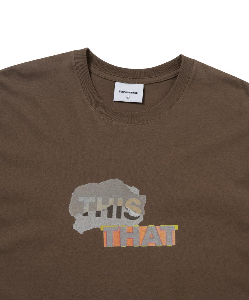 THISISNEVERTHAT This That Collage Tee Brown