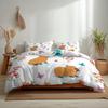 Animal Capybara Flowe Kids Duvet Cover Teens Quilt Cover Set, Bedding Set Comforter Covers For Bedroom Decor Gifts Children