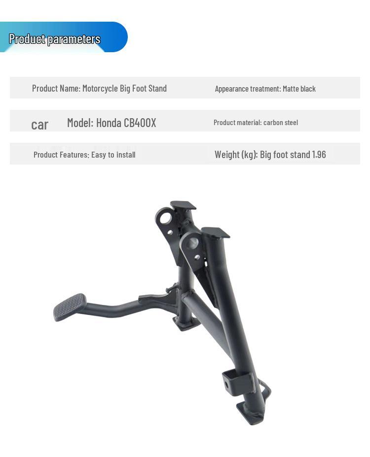 Motorcycle Kickstand Foot Support for Honda CB400X/CB500X