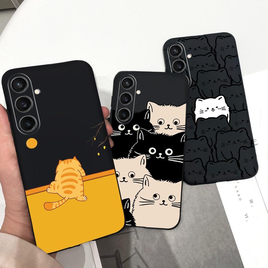 For Samsung Galaxy A25 5G 2023 Case Samsung A24 4G SM-A245F 4G Back Cover Soft Silicone TPU Coques Astrounaut Dragon Cool Bumper